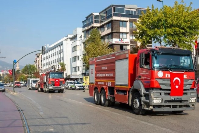 Bursa İtfaiyesi 311 yıldır vatandaşın yanında