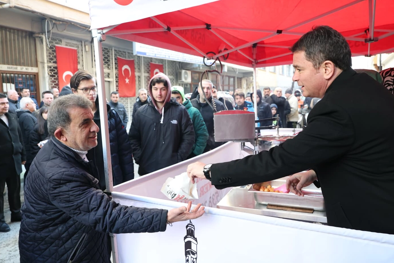 Başkan Aydın’dan kayınvalidesinin hayrına lokma ikramı