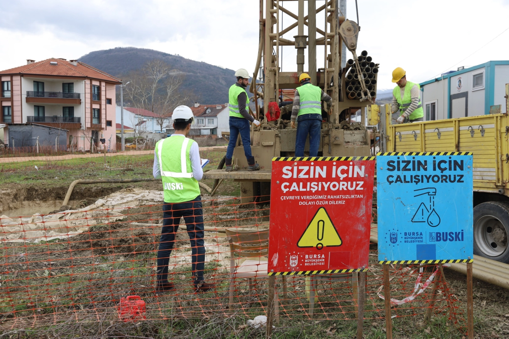 İnegöl Hocaköy'e BUSKİ'den içme suyu desteği