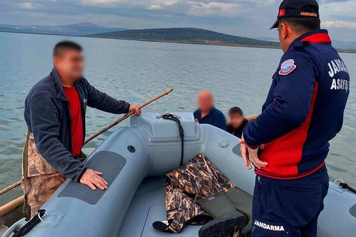 Uluabat'ta kaçak avcılara büyük ceza!