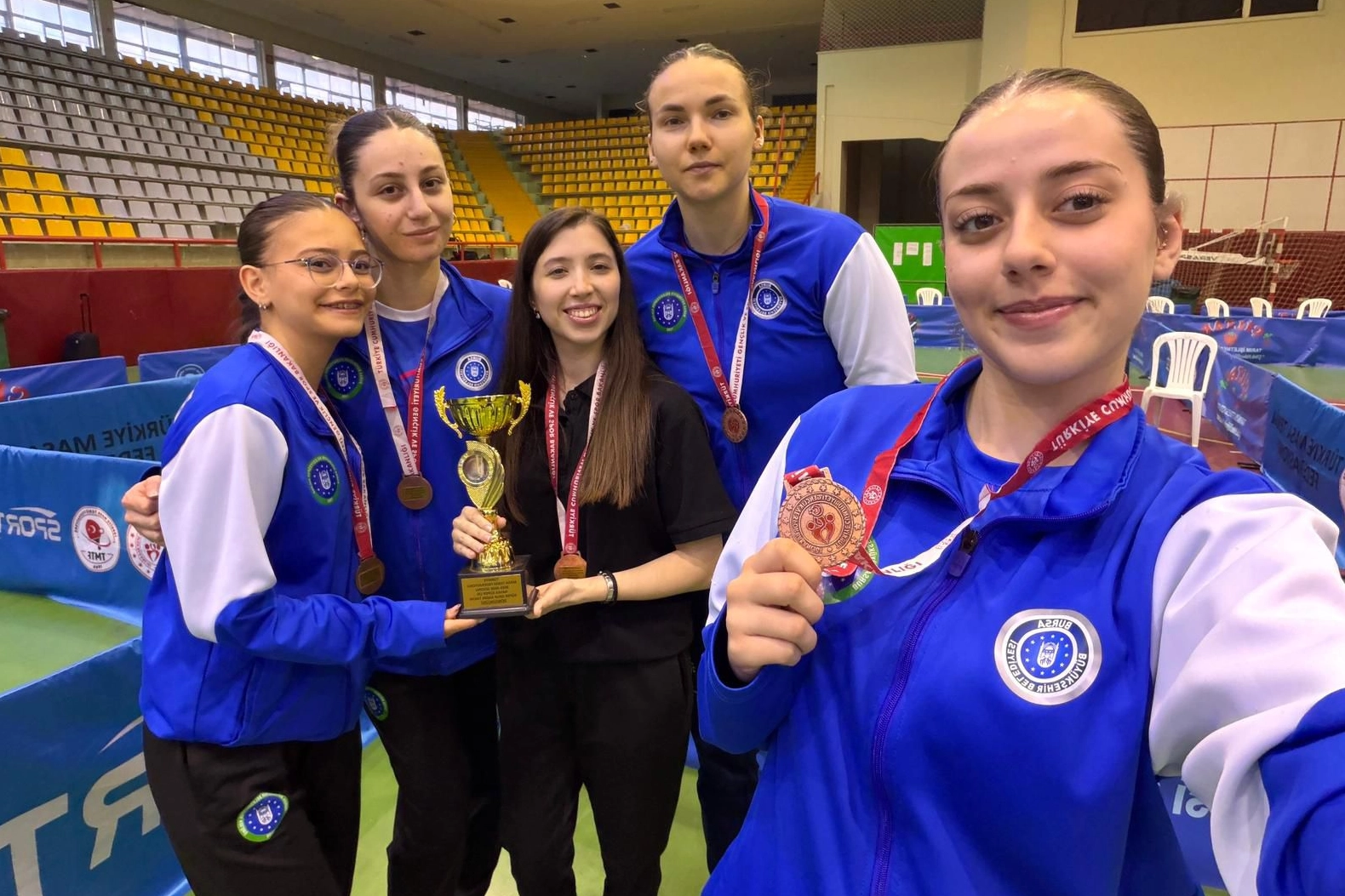 Bursa Büyükşehir Belediyespor masa tenisinde sezonu 4. sırada bitirdi