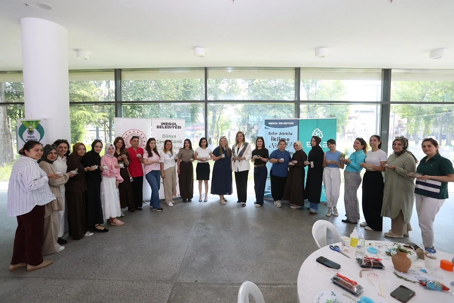 İnegöl'de Çevre Haftası kutlamaları Workshop ile başladı