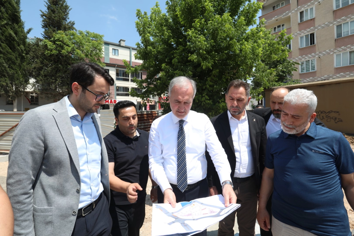 İnegöl'de Alanyurt Meydan Projesinde sona gelindi