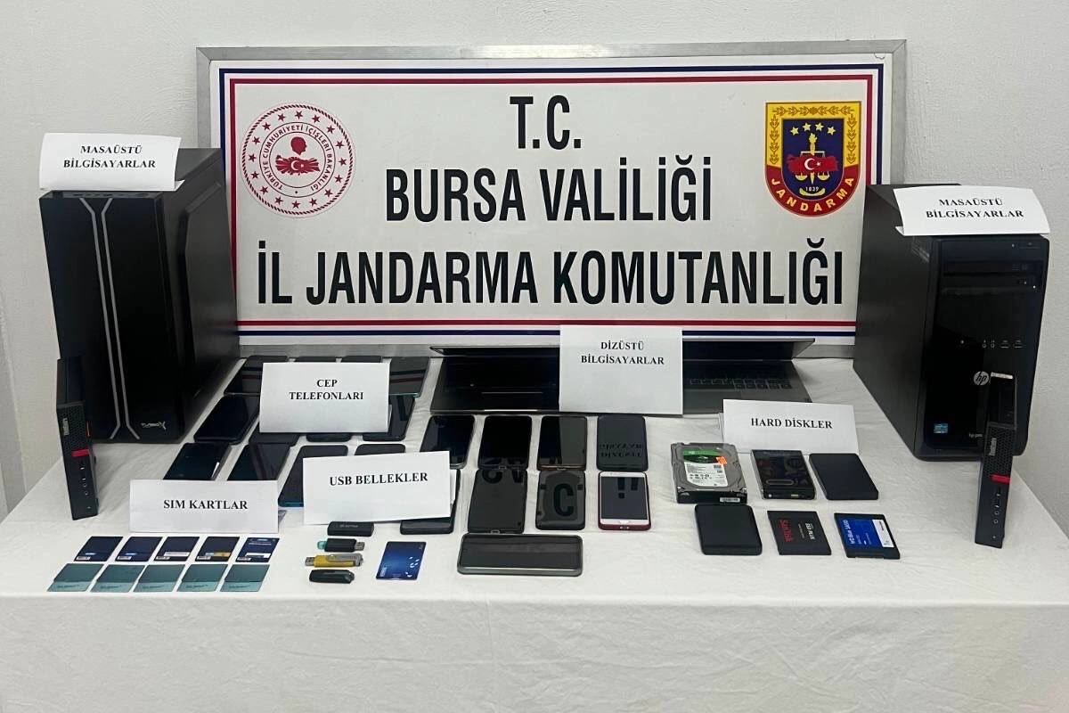 Bursa Jandarması'ndan milyonluk dolandırıcılığa 7 tutuklama!