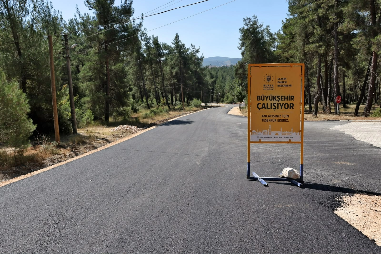 Orhaneli’de yollar yenileniyor