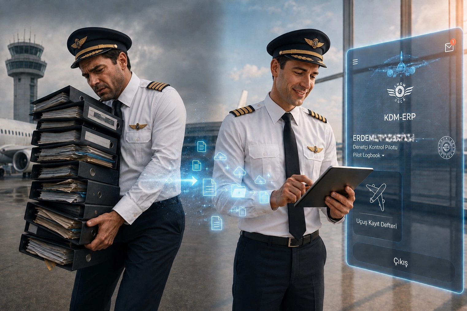 Pilotların uçuş kayıtları dijitalleşiyor